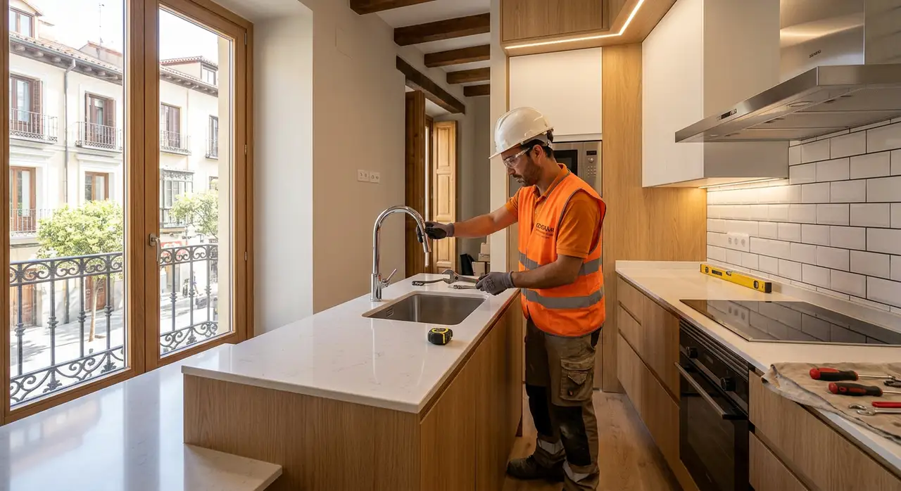 Espacio rehabilitado de un inmueble